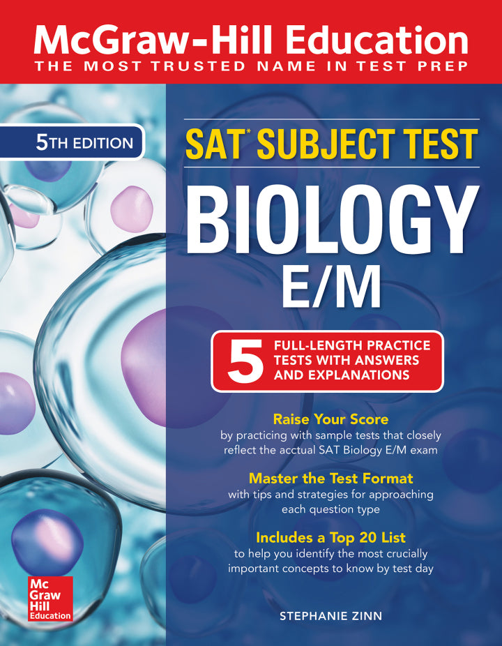 McGraw-Hill Education SAT Subject Test Biology, Fifth Edition 5th Edition